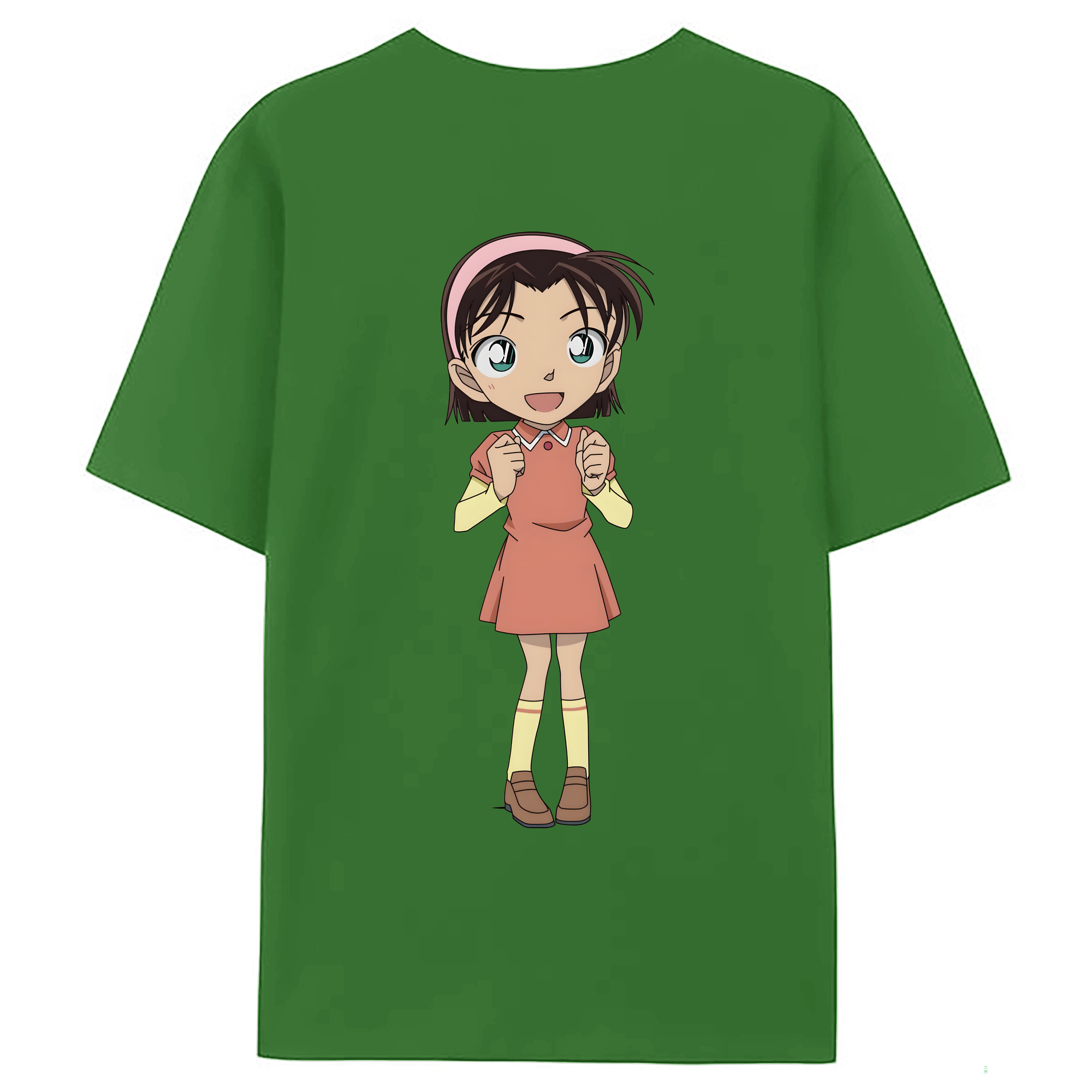 （画像用） 名探偵コナン 吉田 歩美 よしだ あゆみ Detective Conan my Yeager レディース半袖Tシャツ(バックプリント)